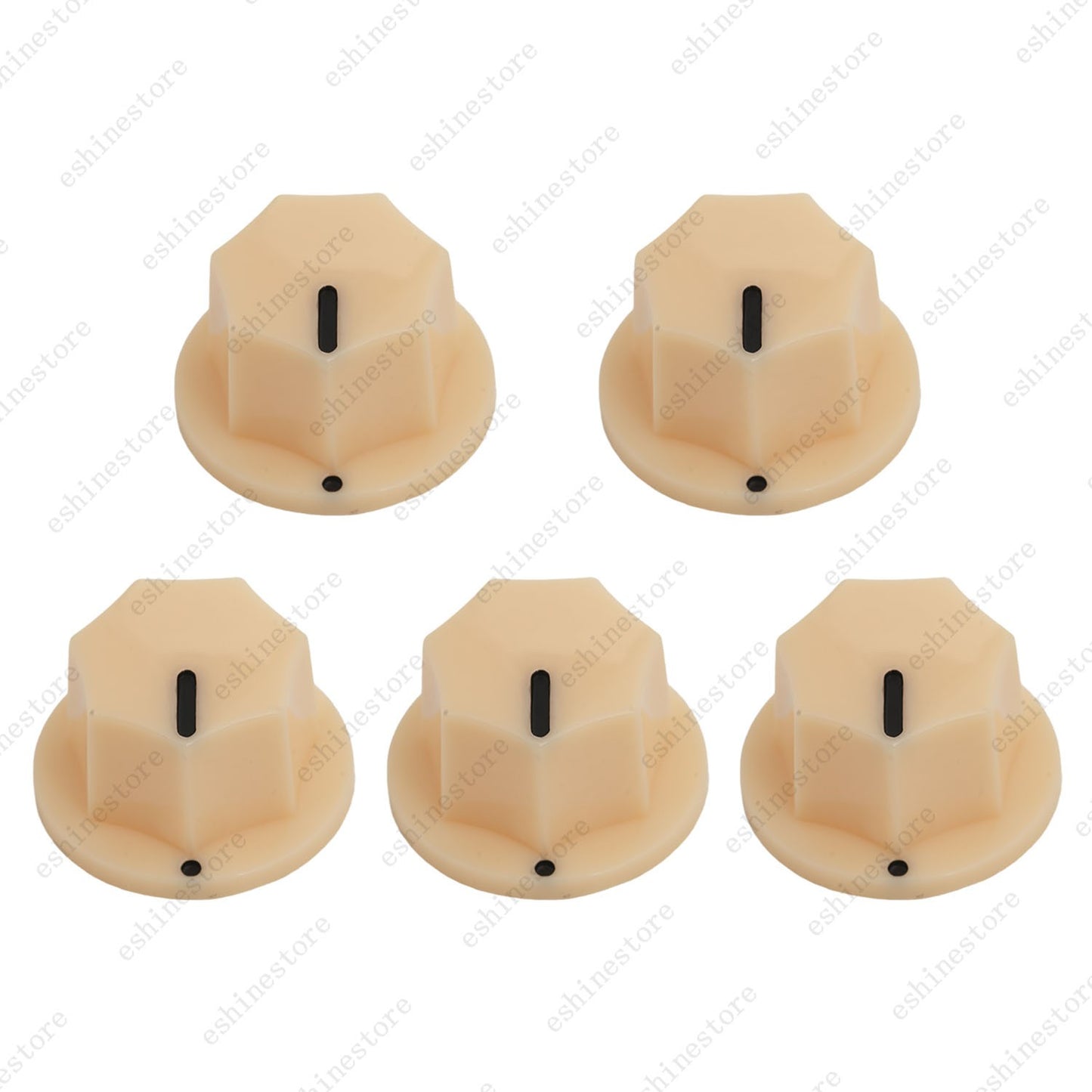 1/5/10Pcs Guitar Knobs Volume Tone Control Knobs for Jazz Bass , 2 Sizes 4 Style