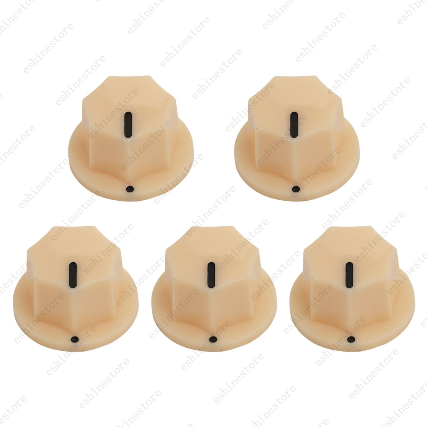 1/5/10Pcs Guitar Knobs Volume Tone Control Knobs for Jazz Bass , 2 Sizes 4 Style