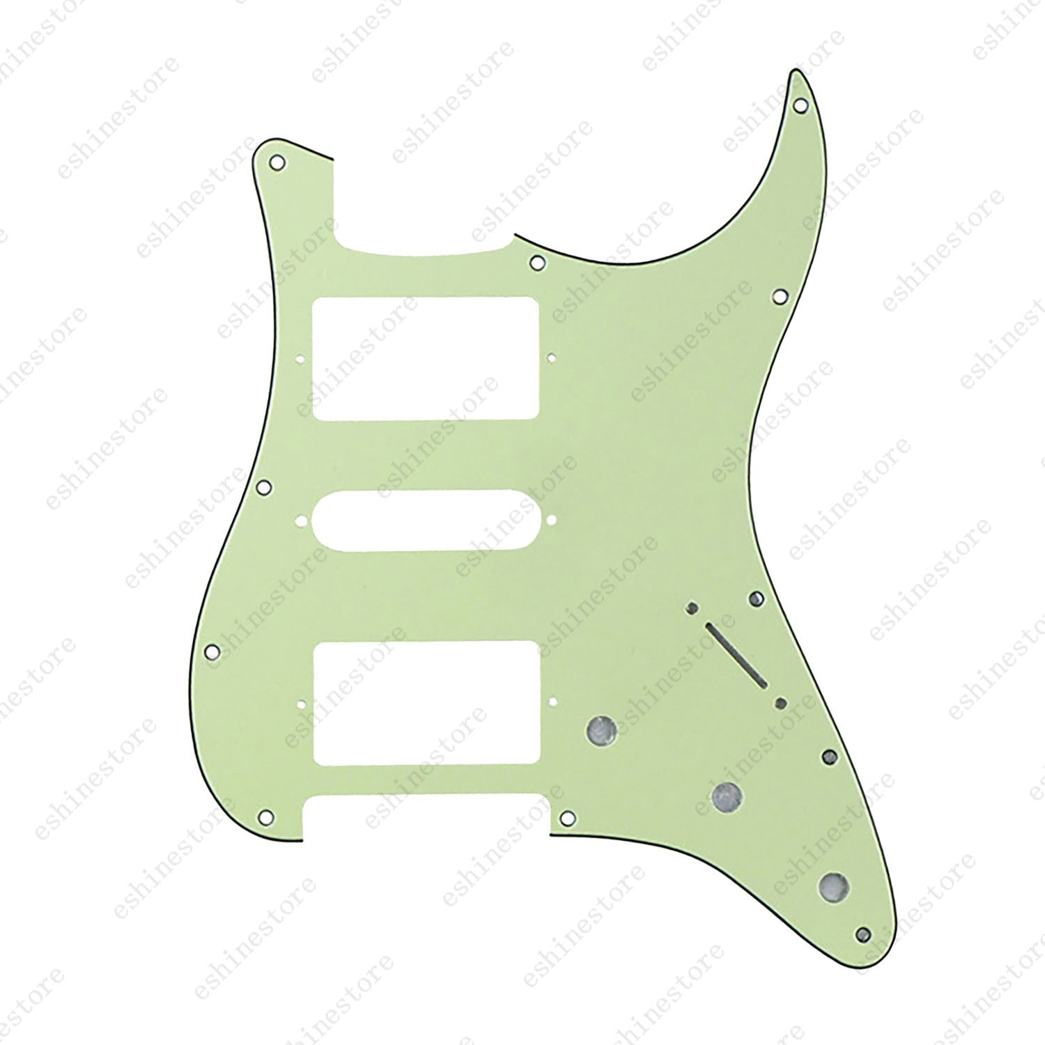11 Holes HSH Strat Style Pickguard 3 Ply For Stratocaster Various Colors US Ship