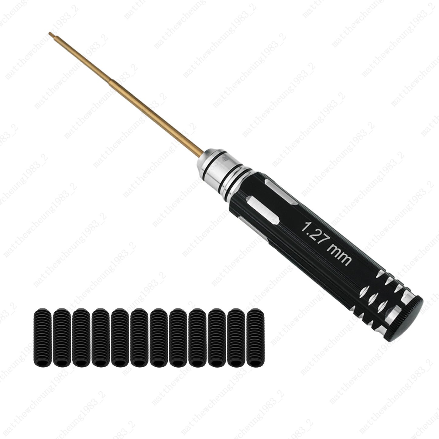 12pcs Alloy Steel #4-40 x 3/8" Saddle Screws w/ Hex Wrench for US Fender Strat