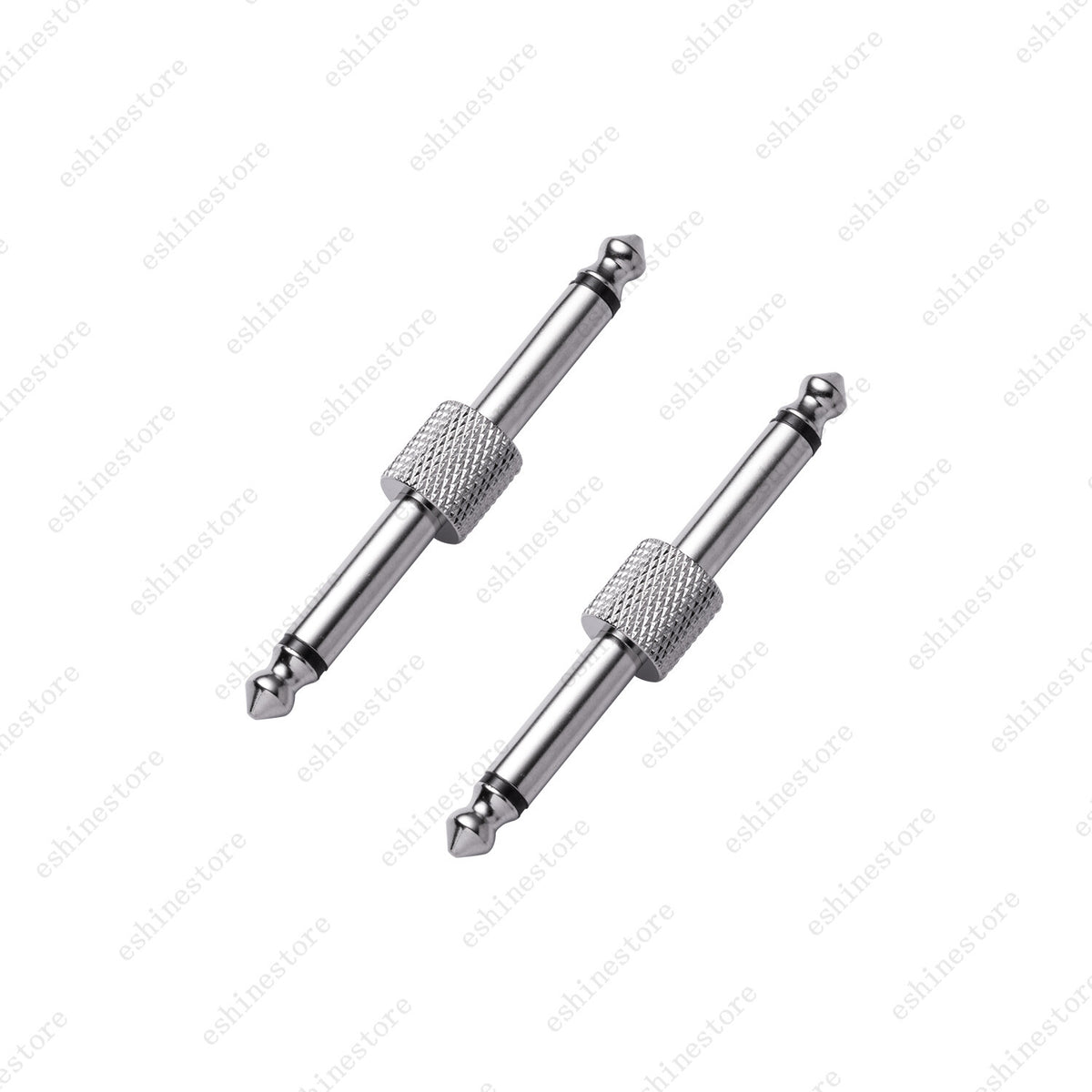1/4 inch 6.3mm Guitar Effect Pedal Coupler Connector Audio Adaptors Connecting