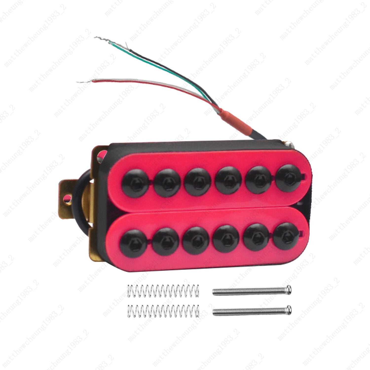 Umbrella-Head Vintage Alnico II Humbucker Pickup - Dual Coil for Electric Guitar