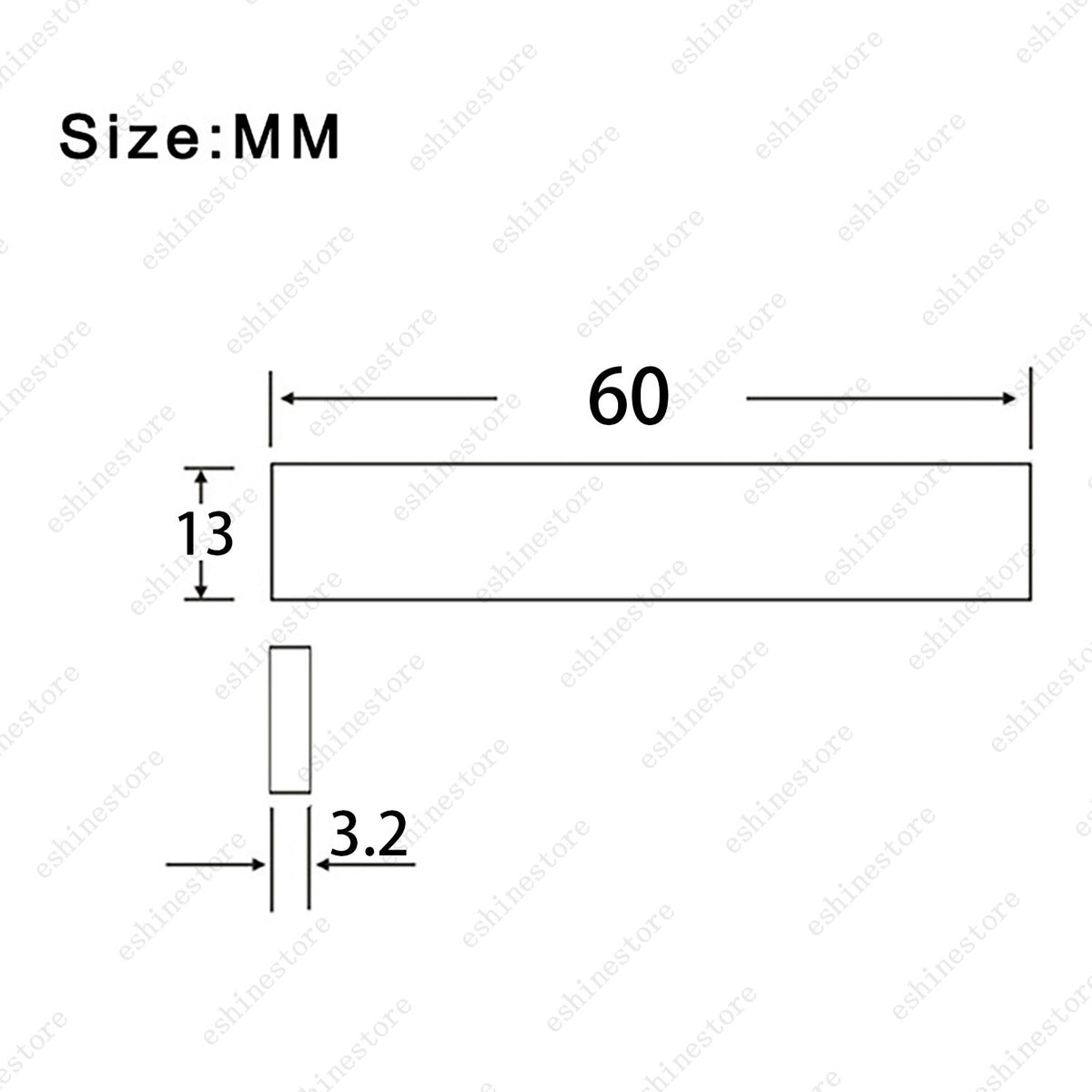 Guitar Passive Alnico 2 Magnet Neck & Bridge 50mm 52mm Humbucker Pickup