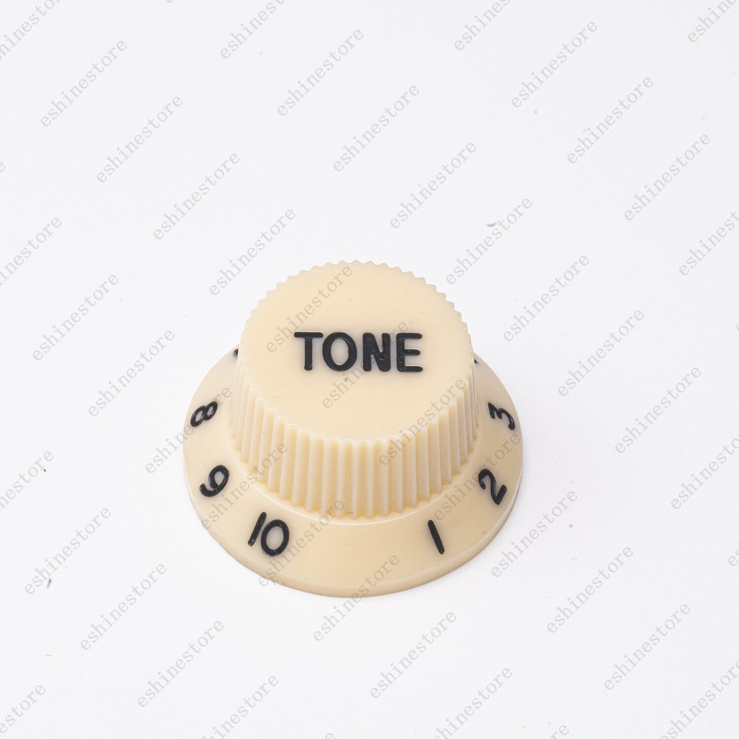 3x Cream /Black Numbers Electirc Guitar Knobs Volume Tone Knob For Stratocaster