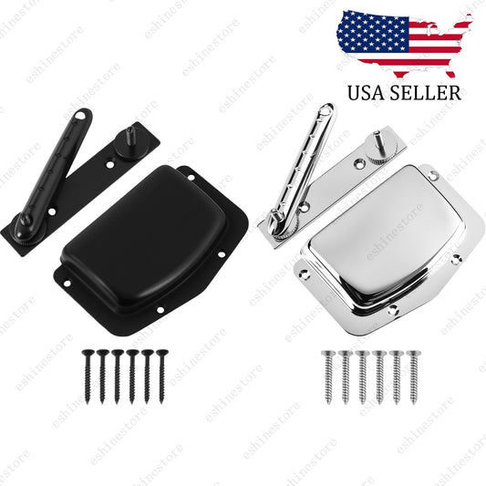 Vintage Style Adjustable Fixed Bridge Tailpiece&Cover for Electric Guitar 2Color