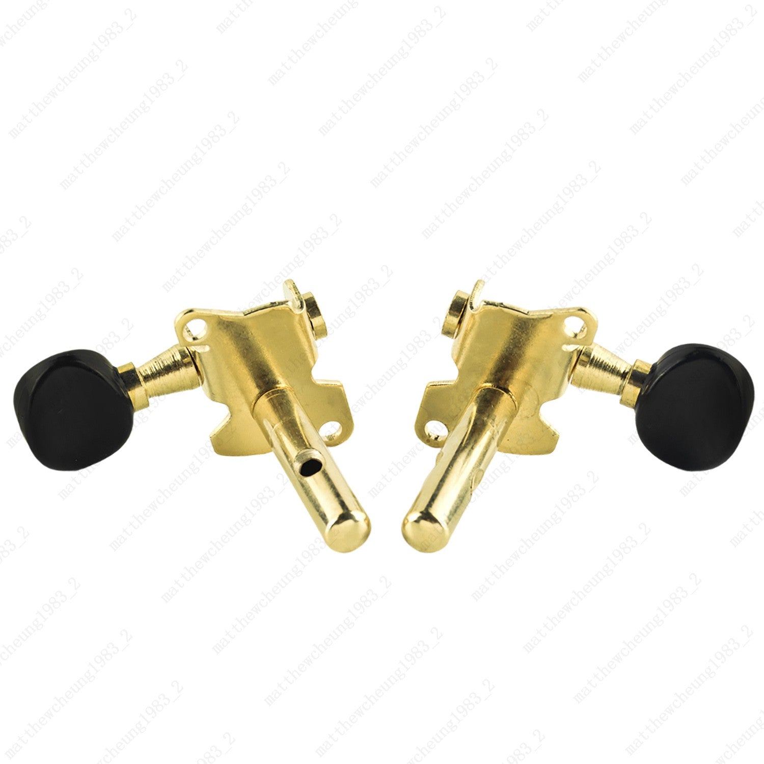 Open-Gear Guitar Machine Heads 1:15 Ratio for Acoustic Guitar- Small Oval Button