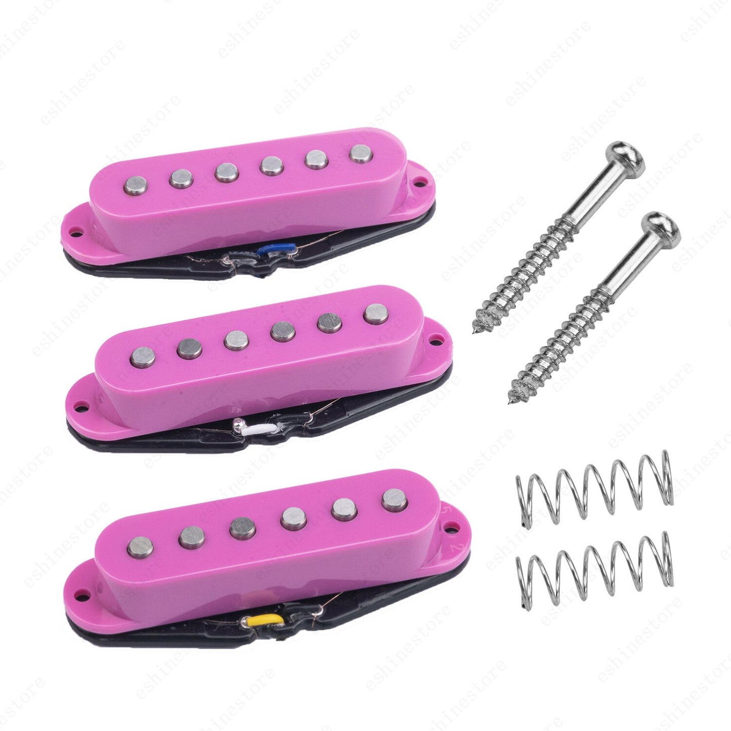 3 PCS SSS Single Coil Ceramic Pickup Set For ST Strat Guitar Mulit Colors