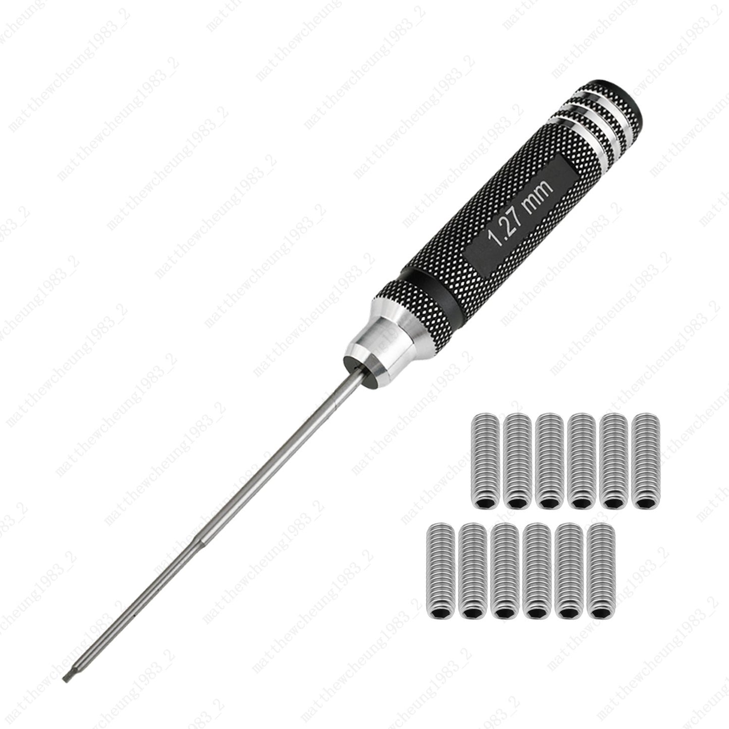Stainless Steel #4-40 x 3/8" Saddle Height Screw & Hex Allen Wrench US Fender ST
