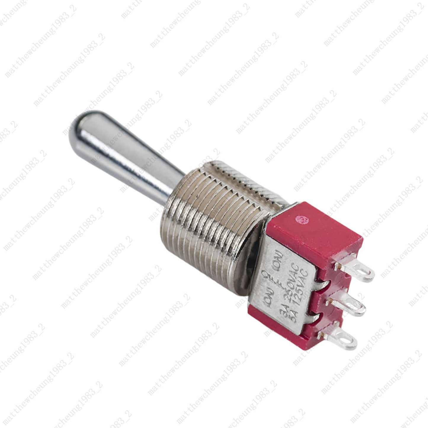 1/3/5 xGuitar Momentary SPDT 3Pin 3-Position (ON)-OFF-(ON) Fat Bat Toggle Switch