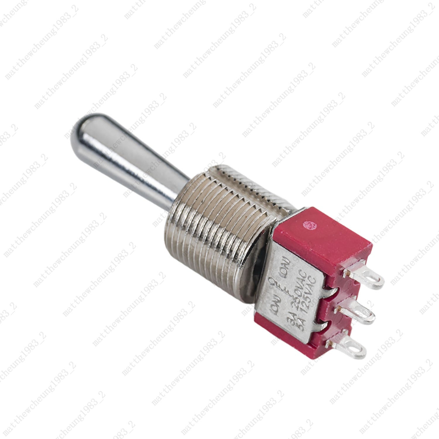 1/3/5 xGuitar Momentary SPDT 3Pin 3-Position (ON)-OFF-(ON) Fat Bat Toggle Switch