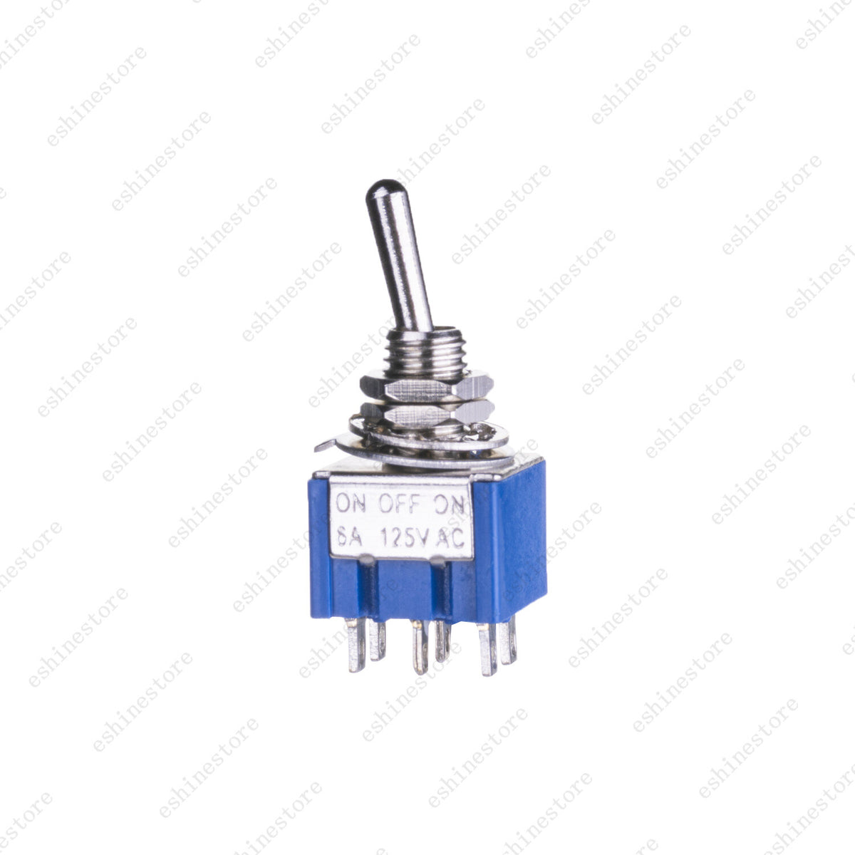 Guitar DPDT Blue 3 Way 6Pin ON OFF ON Guitar Mini Toggle Switch Car/Boat Switche
