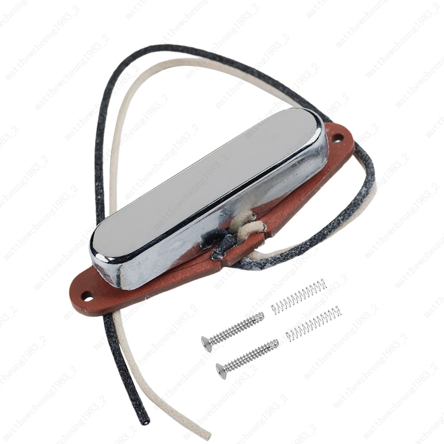 Vintage Alnico 5 Single Coil Neck Pickup For FD TL Style Electric Guitar -Chrome