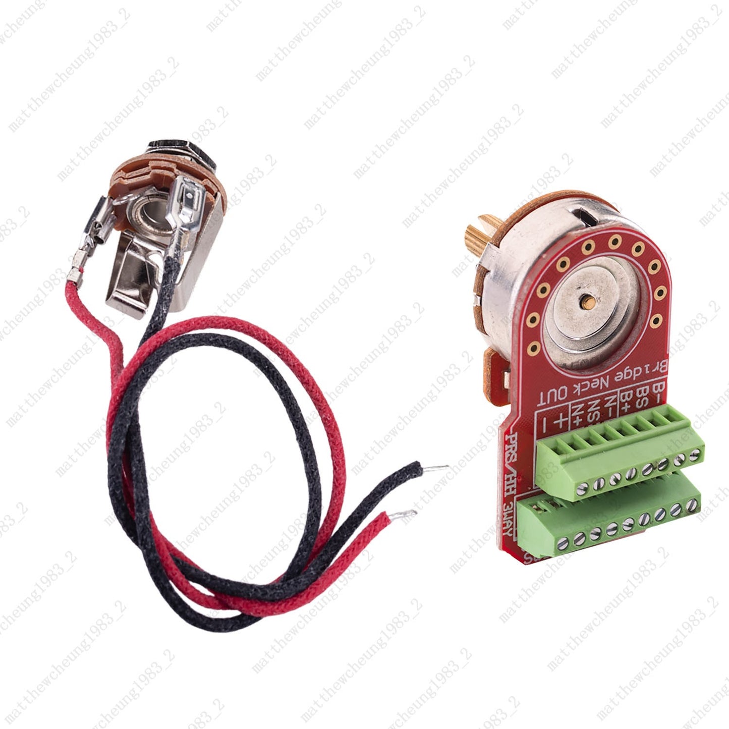 Solderless HH Wiring Harness 3-Way Switch + Push-Push Tone Coil Split for Strat