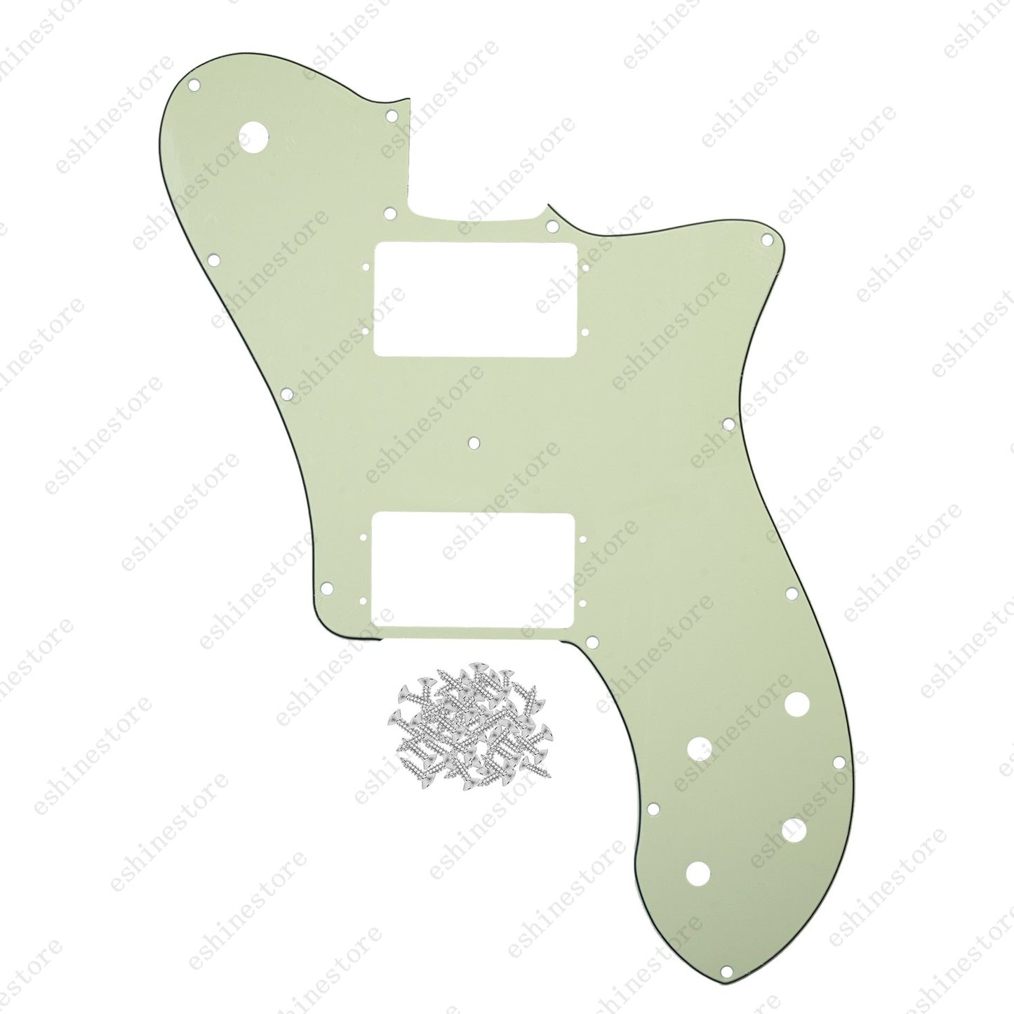 Guitar Pickguard Scratch Plate For Fender MIM Tele 72 Deluxe Wide Range 8 Colors