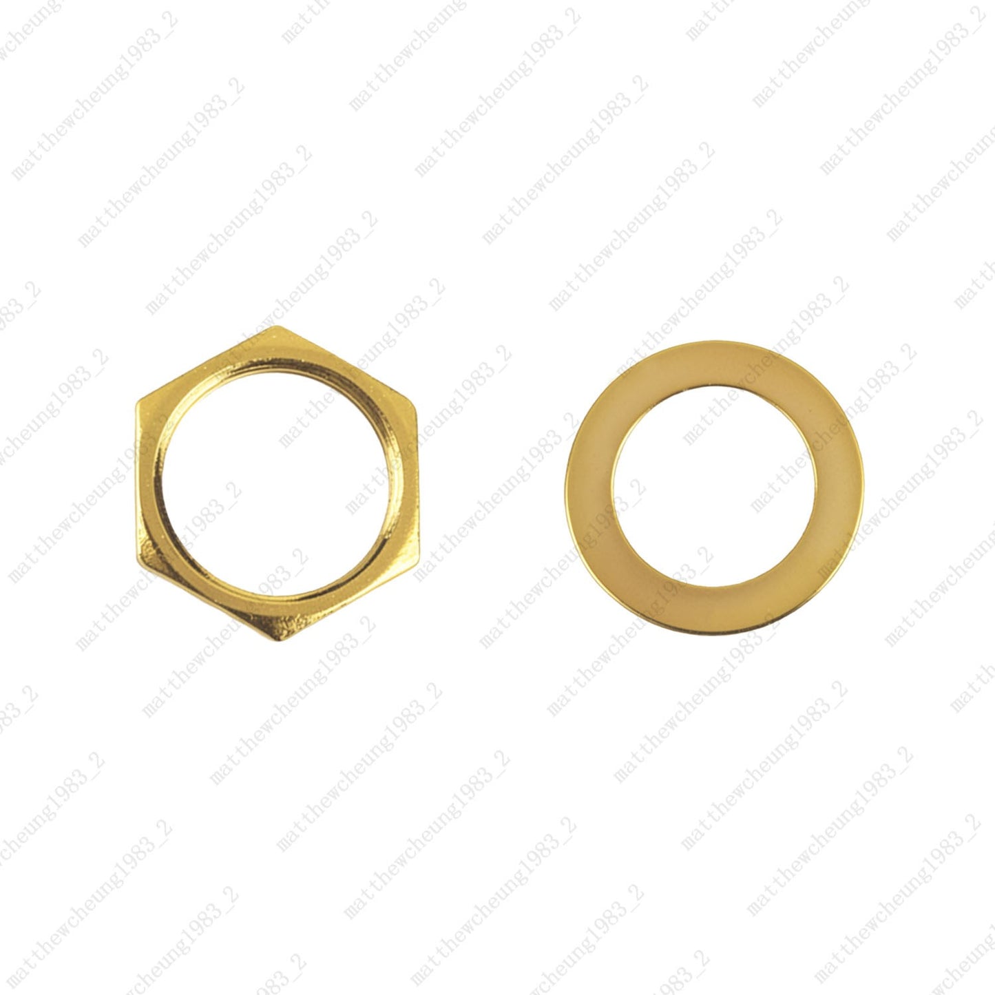1/2/4pcs M12x1.0 Hex Nut & Washer Replacement for Electric Guitar Toggle Switch