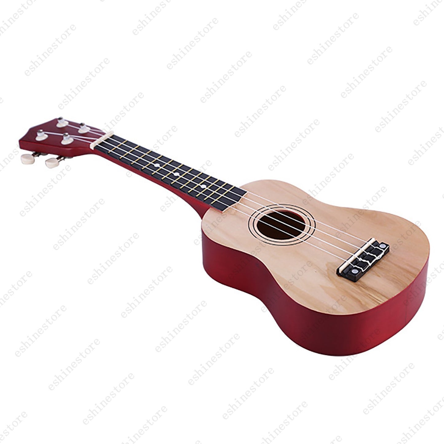 21 Inch 4 Strings Soprano Ukulele Basswood for Kids, Beginner, Adults - Natural