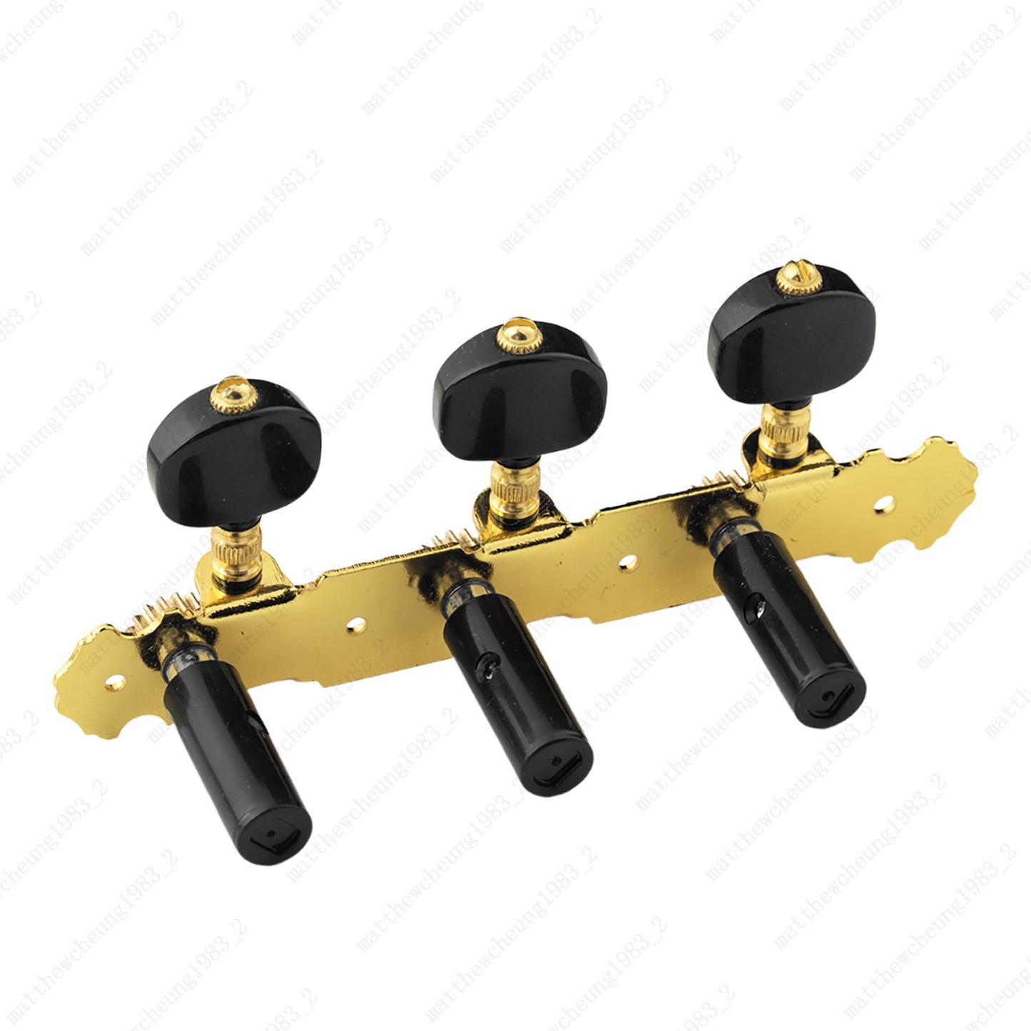 3Left + 3Right Guitar Tuner Machine 1:18 Ratio for Classical Guitar - Black&Gold