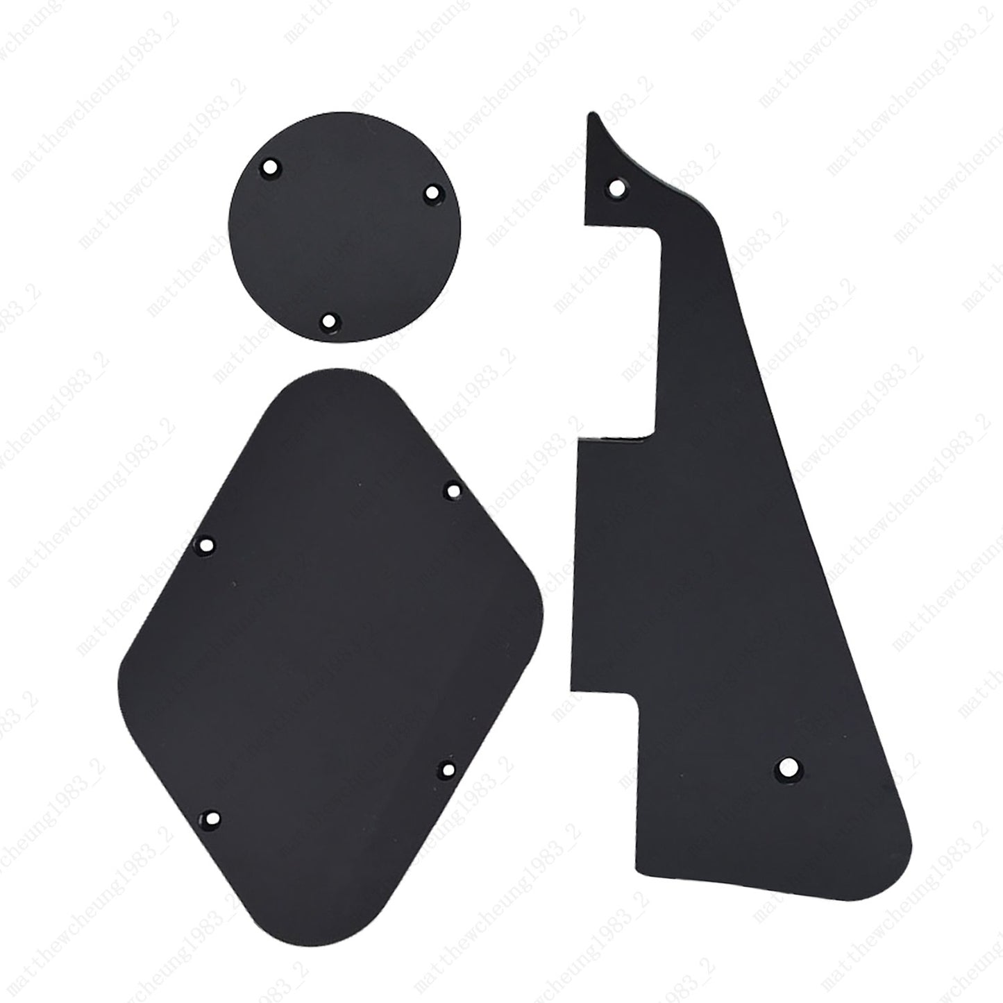 LP Pickguard Back Plate Switch Cavity Covers for Gibson Les Paul 3 Colors 1 Ply