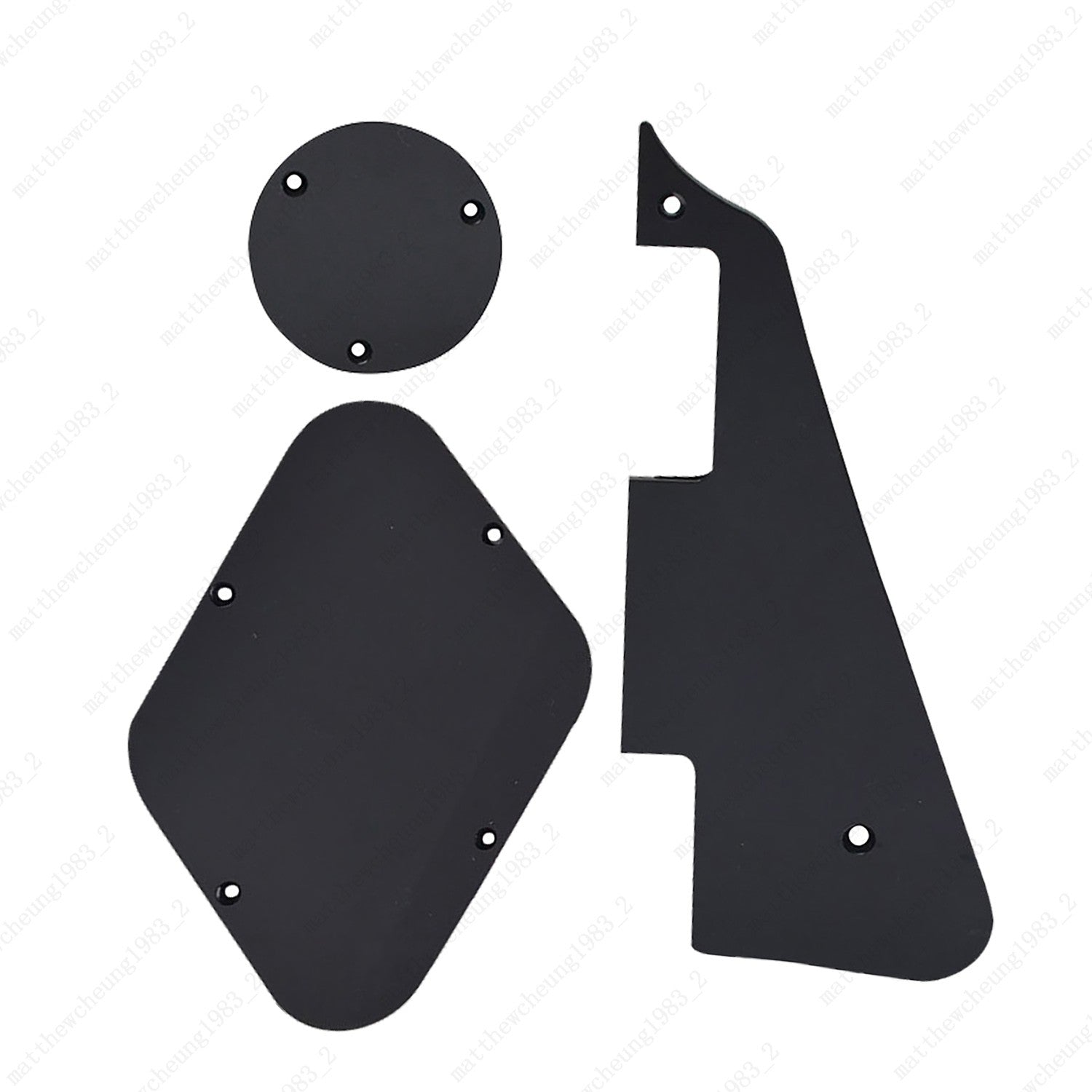 LP Pickguard Back Plate Switch Cavity Covers for Gibson Les Paul 3 Colors 1 Ply