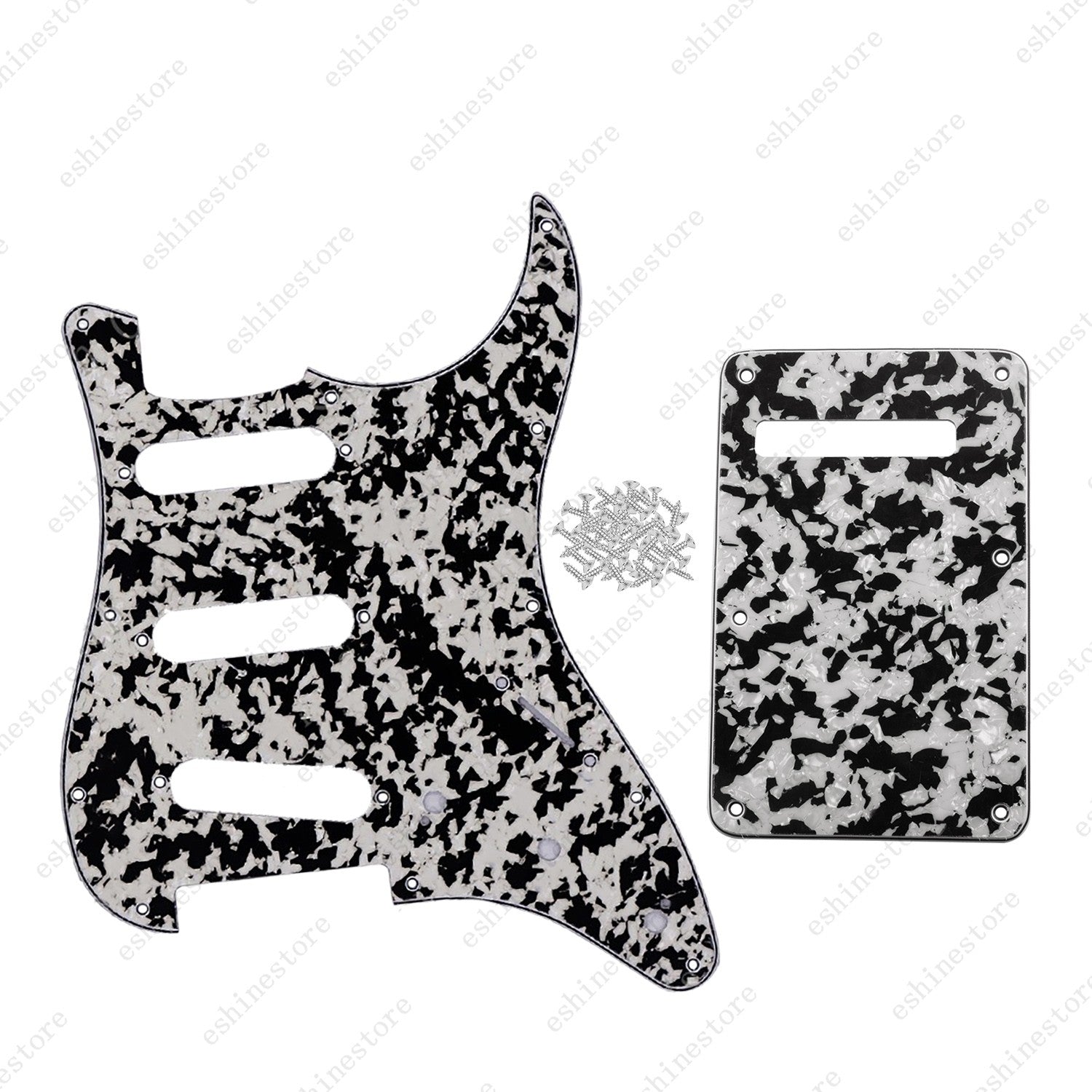 Guitar SSS 3Ply Pickguard&Back Plate for USA MIM Standard Fender ST Multicolors