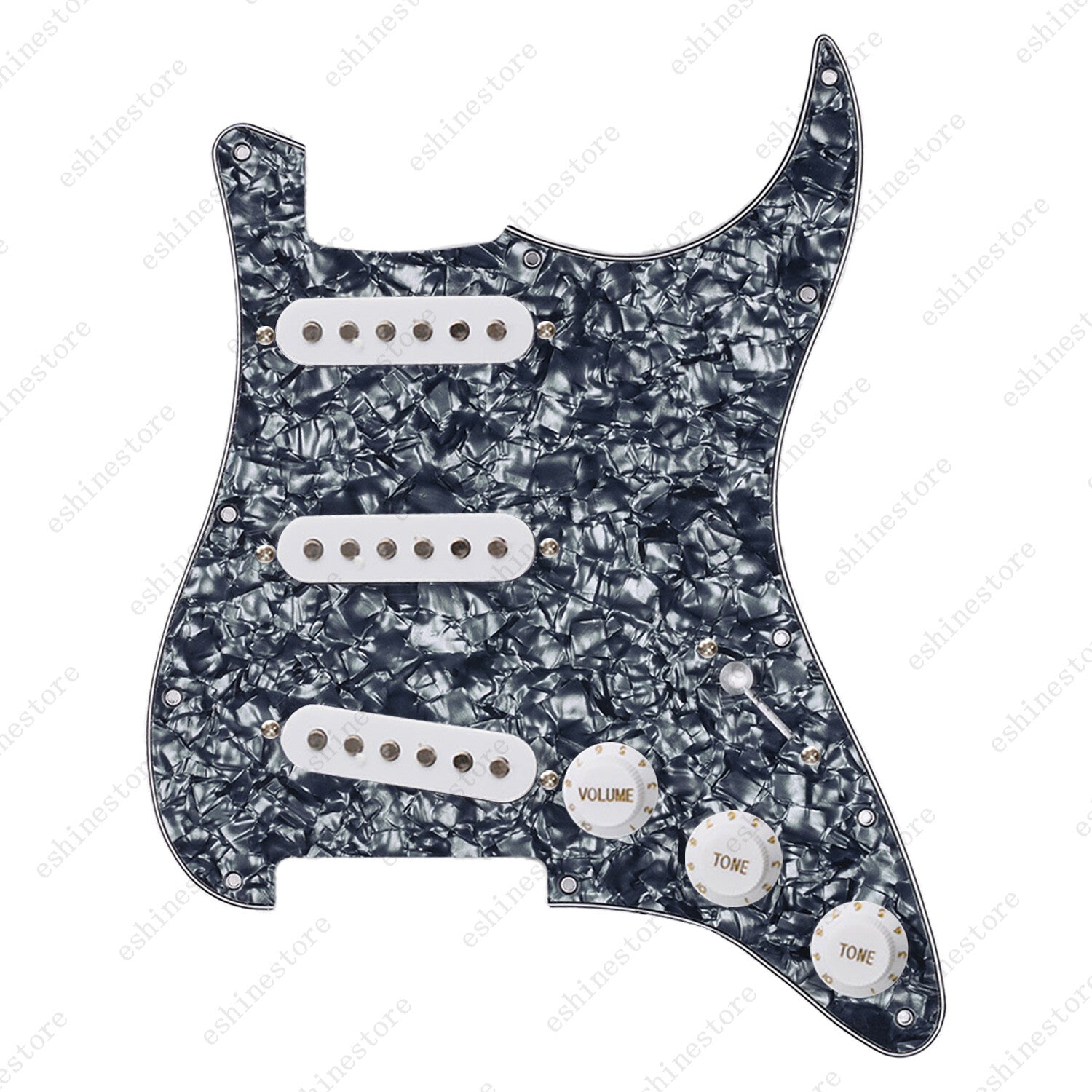 11 Hole SSS Strat Style Loaded Pickguard For Stratocaster Various Colors US SHIP