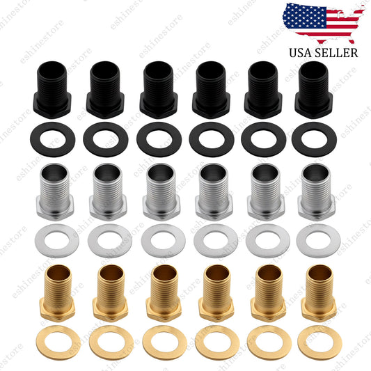1 Set (6 Pcs) Guitar Machine Heads Tuners Nuts/ Bushings/Ferrules and Washers