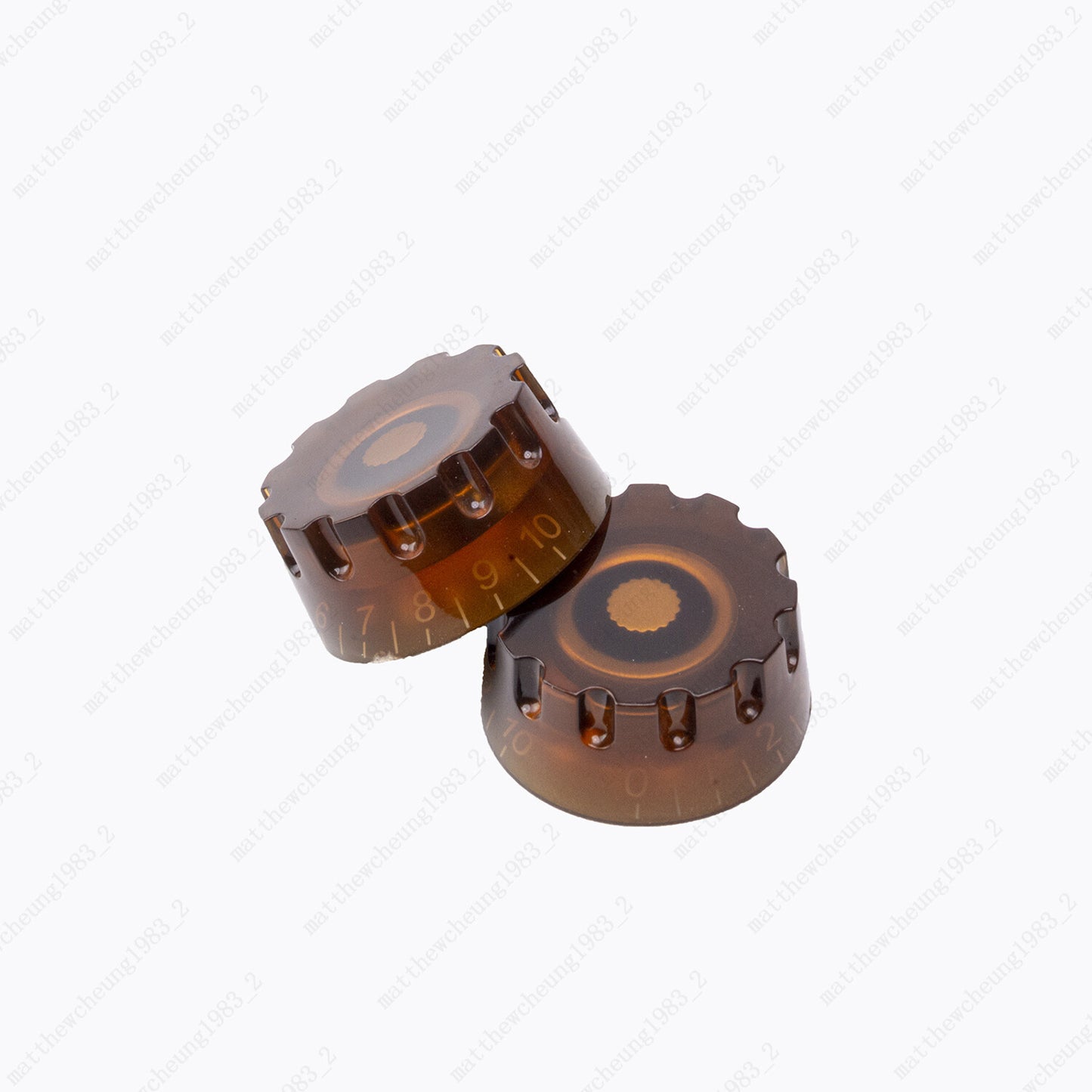 4x Amber Metric LP Style Guitar Control Knobs Speed Dial Knobs for Les Paul SG