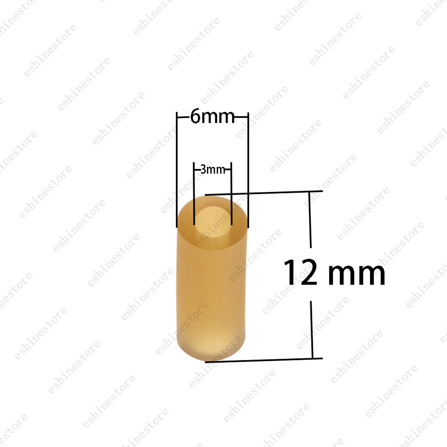 6x 1/2inch 12mm Pickup Height Adjustment Rubber Spring Tubing for Fender ST TL