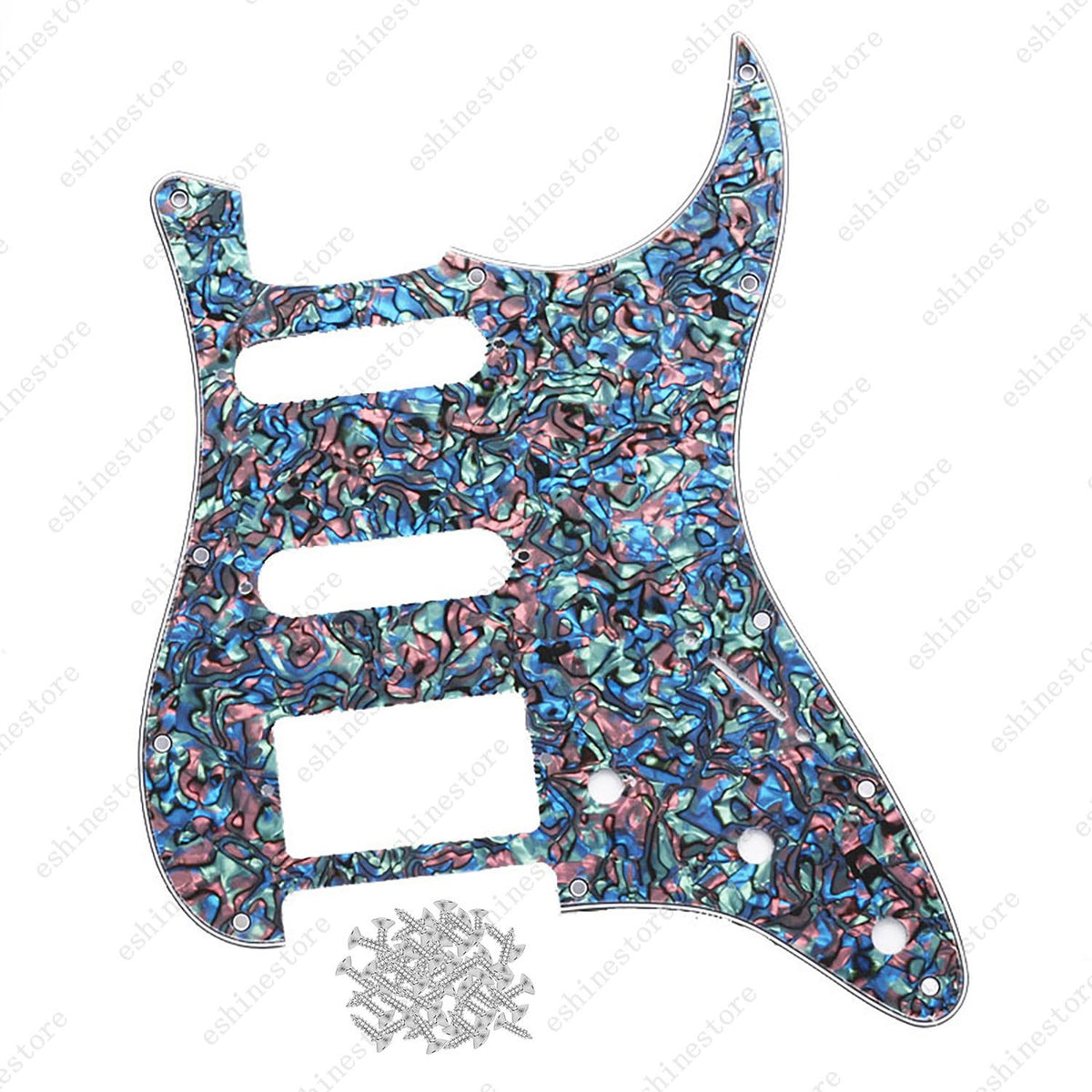 11 Holes SSH Strat Style Pickguard For Stratocaster Various Colors US Ship