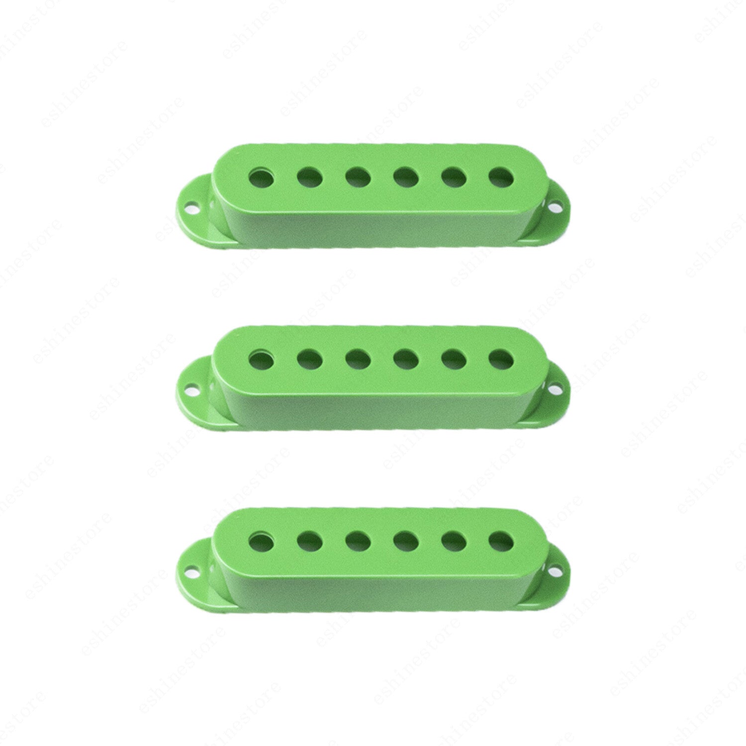 3 Pcs Plastic SSS Single Coil Pickup Covers For Fender SQ Strat multiColors
