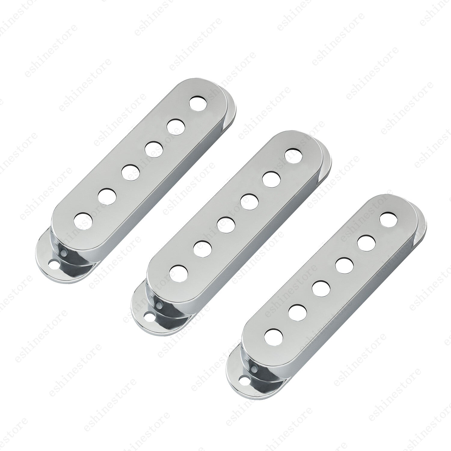 3 Pcs Plastic SSS Single Coil Pickup Covers For Fender SQ Strat multiColors
