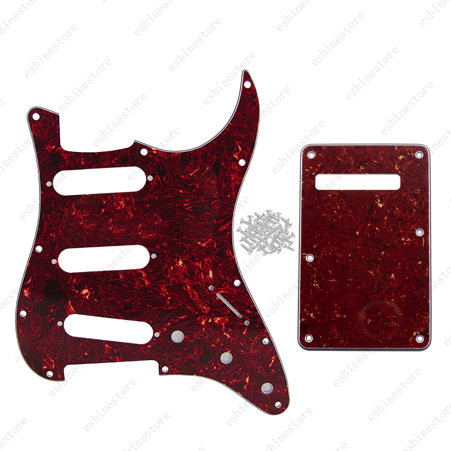 Guitar SSS 3Ply Pickguard&Back Plate for USA MIM Standard Fender ST Multicolors