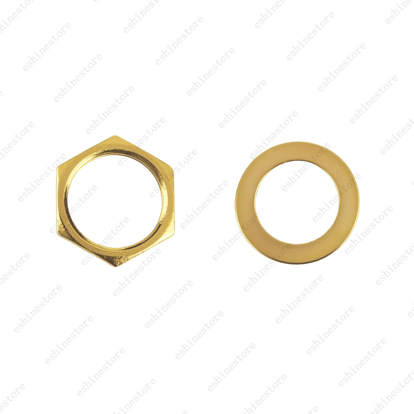 1/2/4pcs M12x1.0 Threaded Nut & Washer for Guitar 3-Way Guitar Toggle Switch