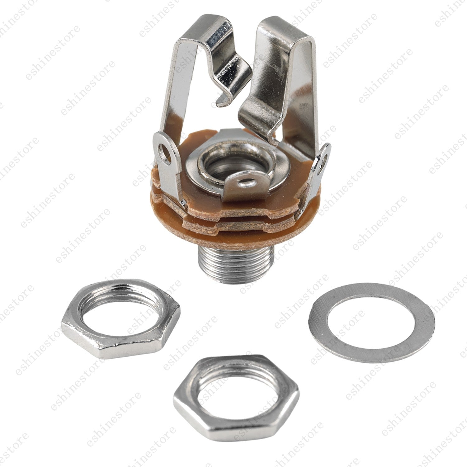 1/2/5pcs Stereo Output/Input Jack Socket 6.35mm Jack Socket for Electric Guitar