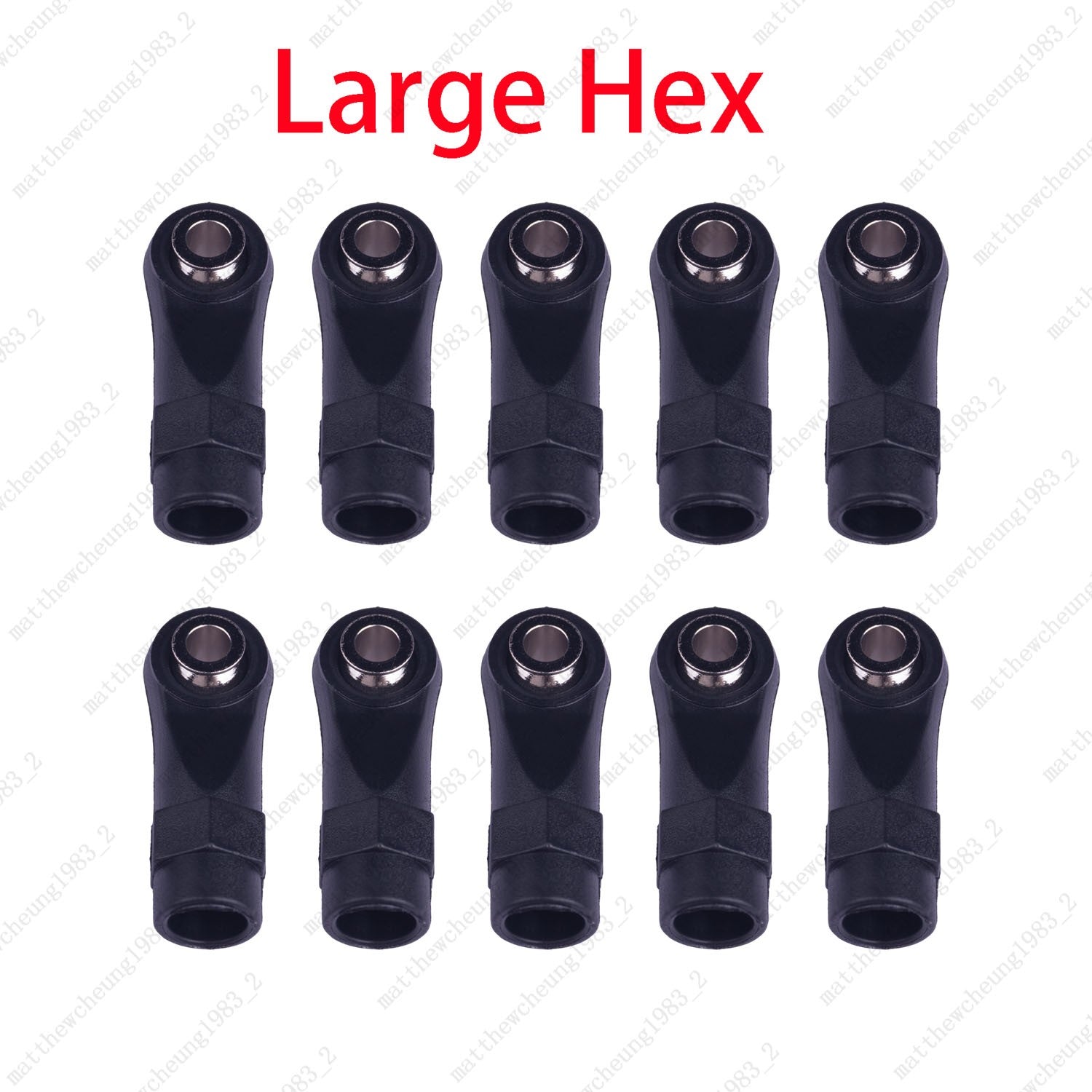 10PCS 1/10 M4 CW/CCW Precision Nylon Tie Rod Ball Head for RC - 4 Types Options