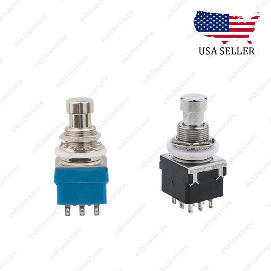 1 Pcs Guitar Effects Pedal Metal Effects Pedal Switch 9-pin Stomp Foot Switch
