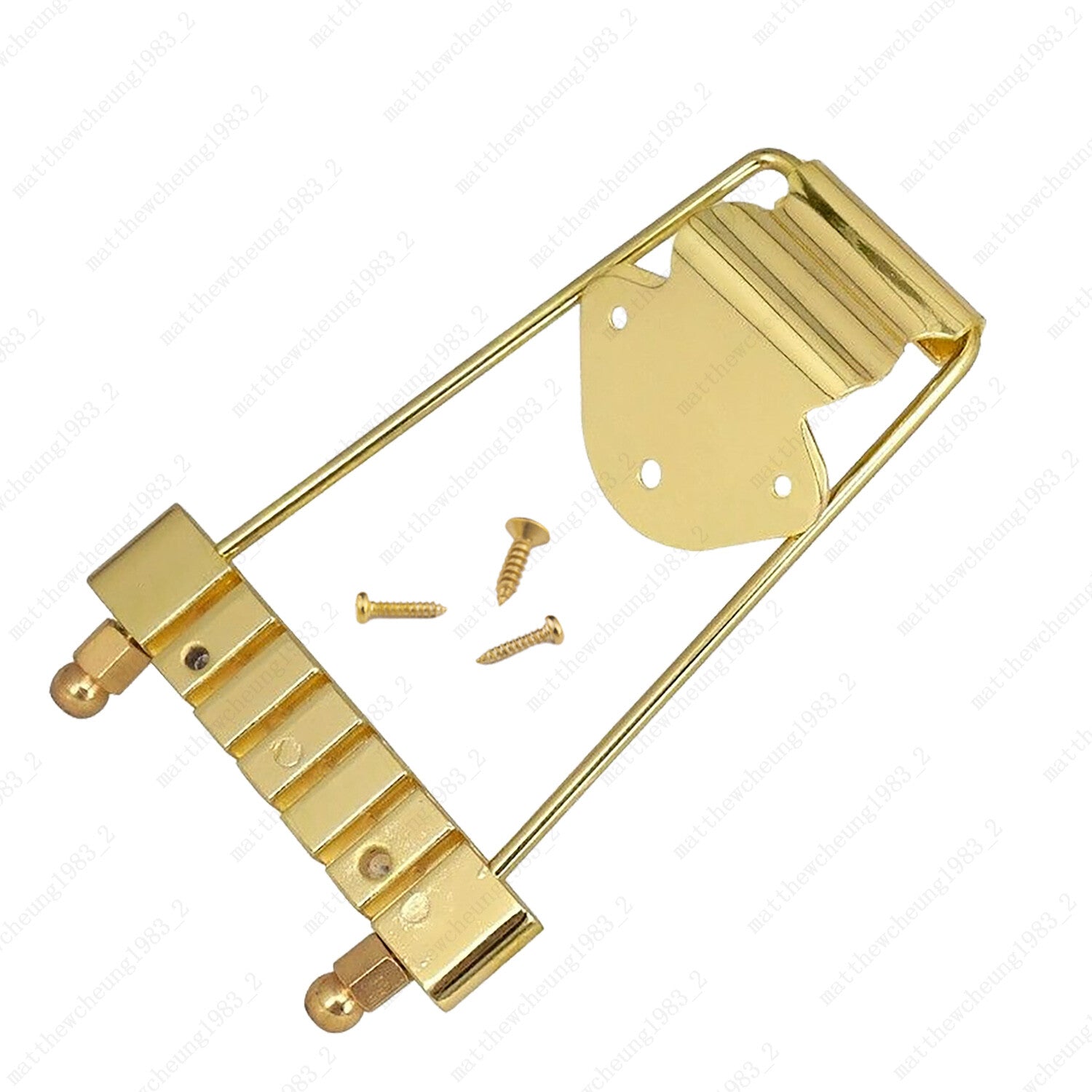 6-String Trapeze Tailpiece with Screws Fits LP Jazz Archtop 3 Colors Available