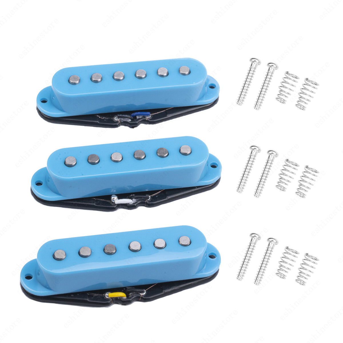 Single Coil SSS Alnico V Magnet Pickup Guitar Neck Middle Bridge for Strat