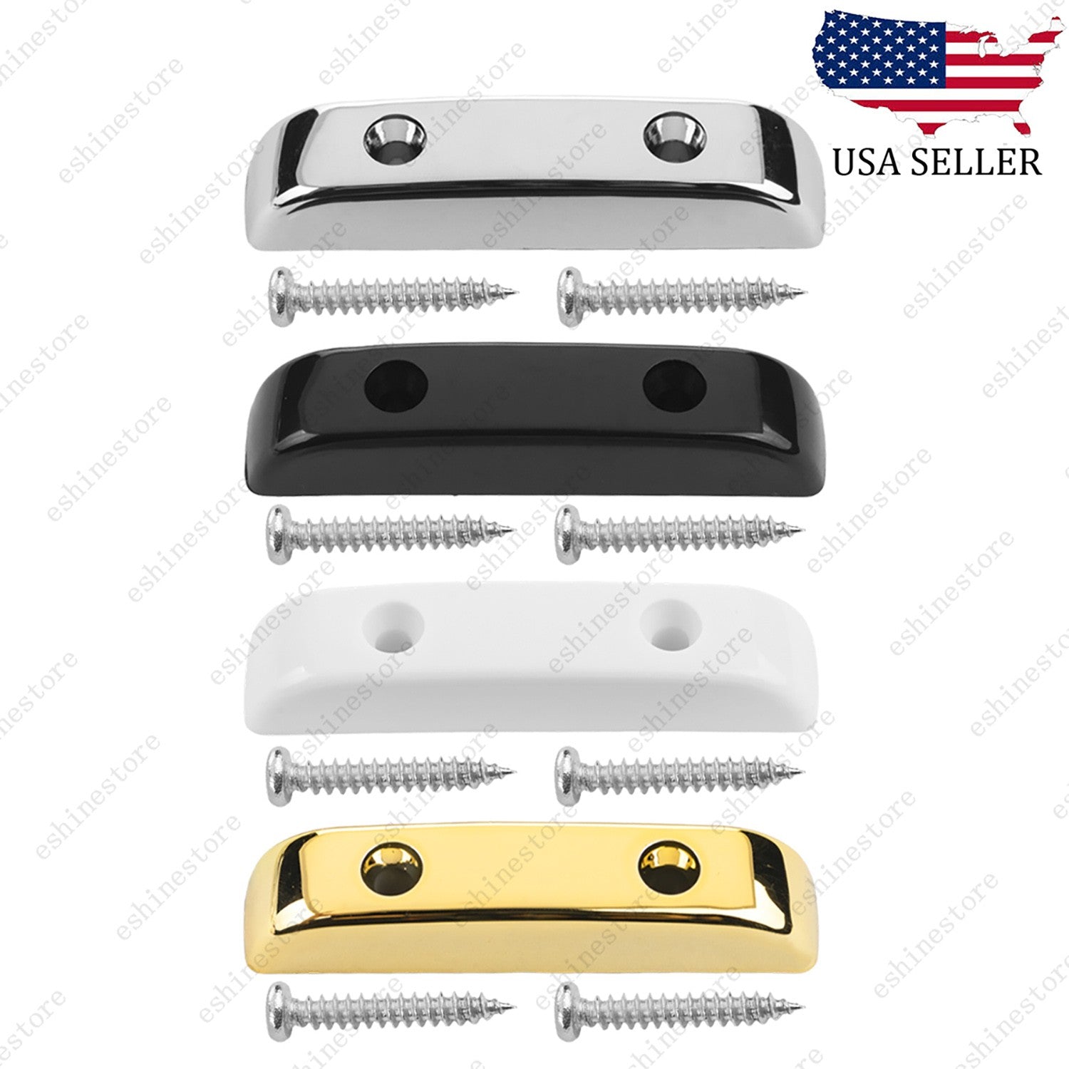1Pcs Bass Thumb Rest Plastic Bass Finger Rest Thumbrest with Screws for P Bass