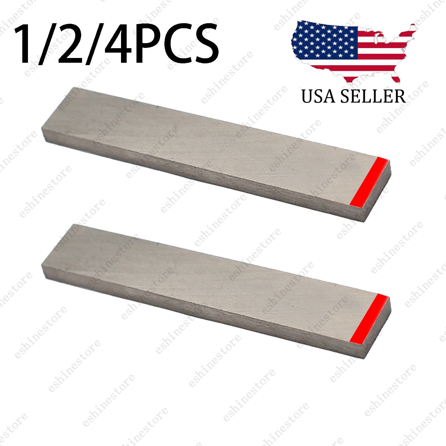 1/2/4Pcs Alnico 5 Humbucker Bar Magnet Pickup Magnetized for Guitar Coil Pickups