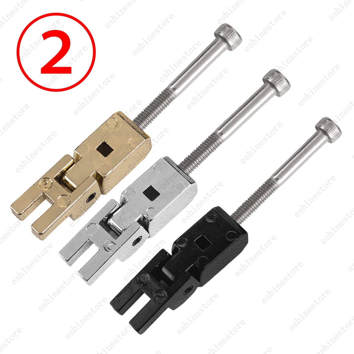 6PCS Double Locking Tremolo Saddles for Floyd Rose with Stainless Steel Screws