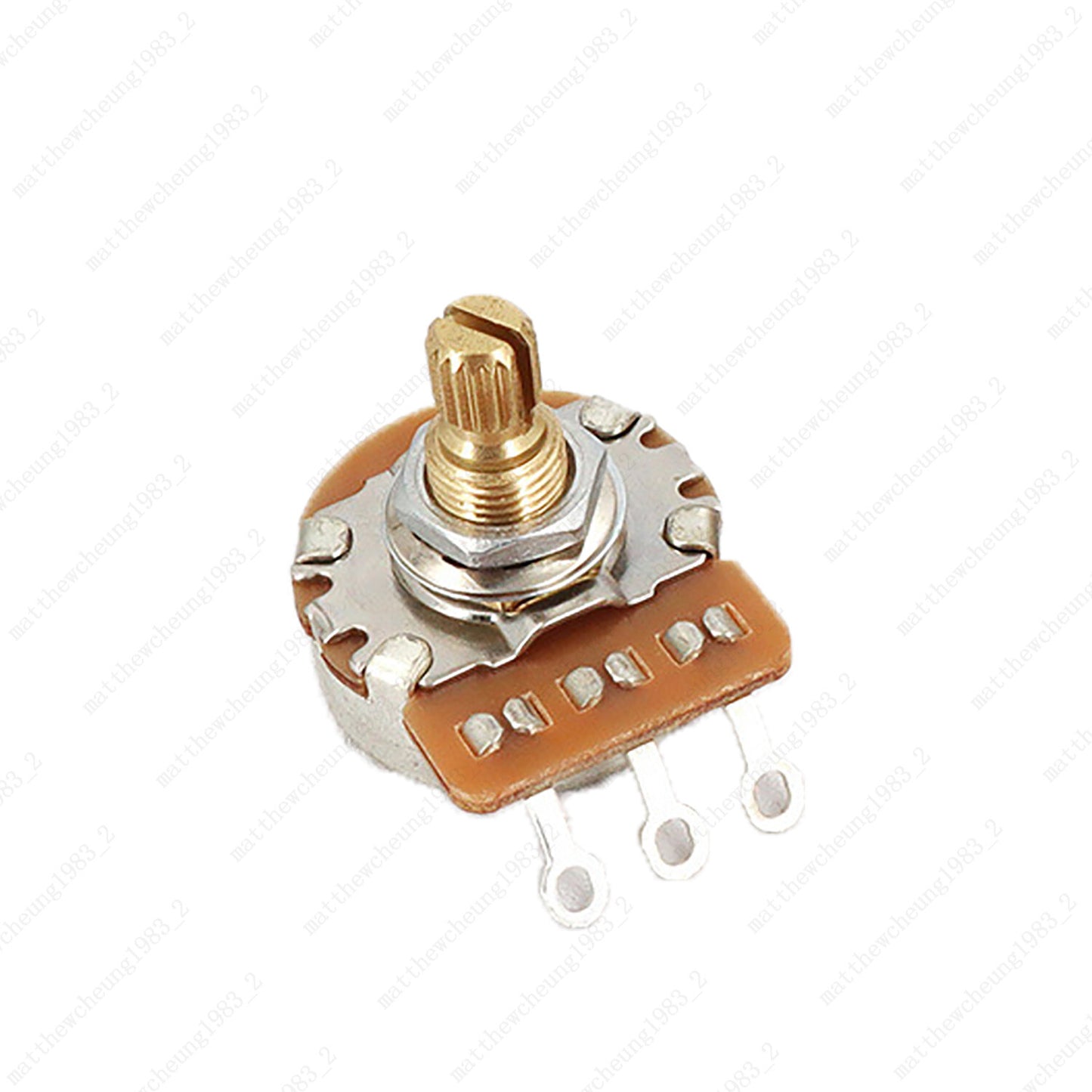 Guitar Potentiometers Pots Volume Tone A250k/B250k/A500k/B500k Brass Short Shaft