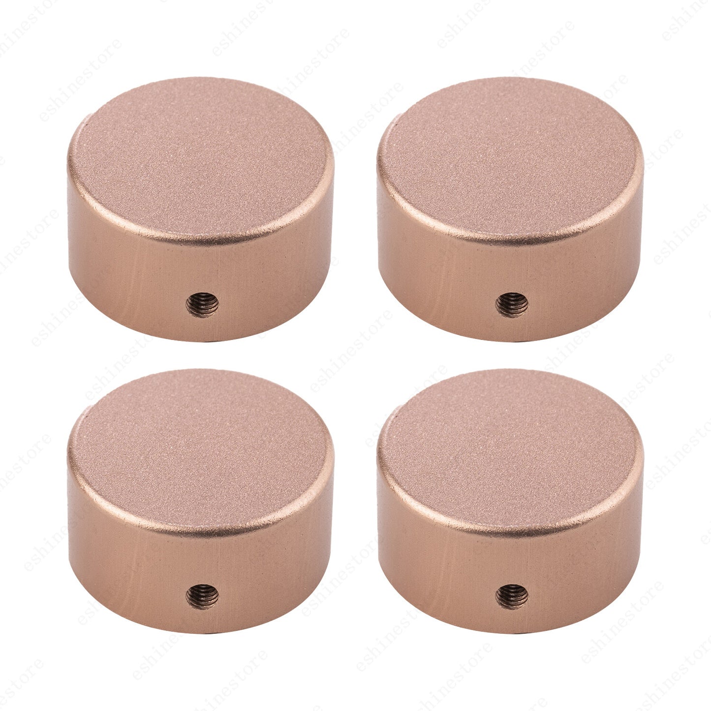1/2/4 pcs  Aluminum Alloy Effects Pedal Footswitch Topper with Screws 6 Colors