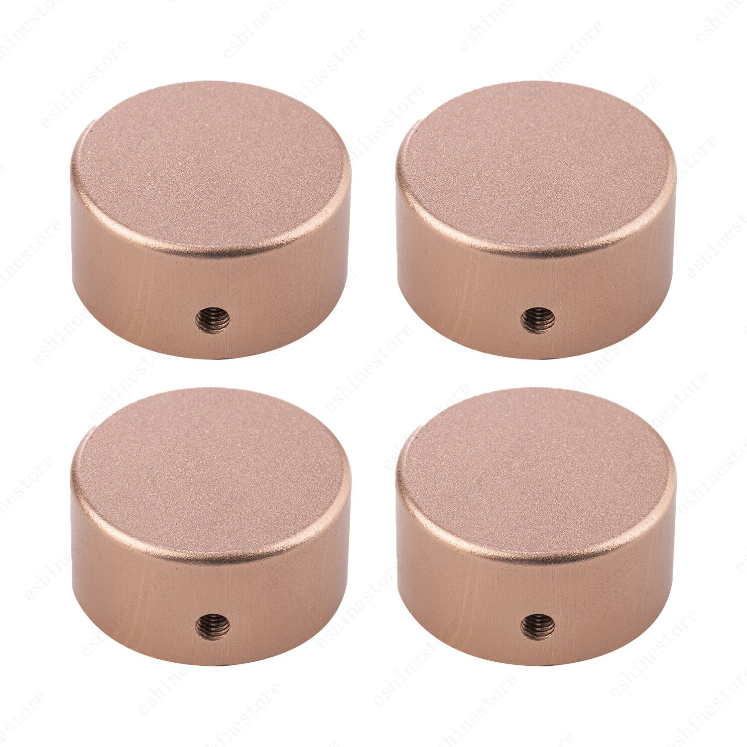 1/2/4 pcs  Aluminum Alloy Effects Pedal Footswitch Topper with Screws 6 Colors