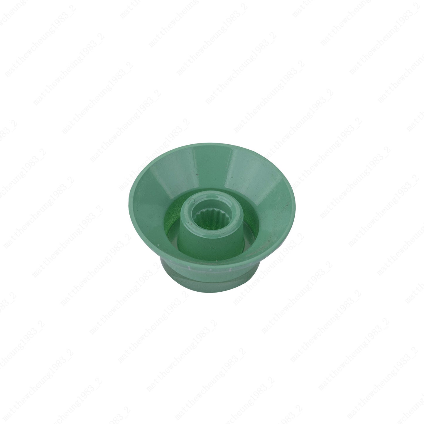 4x Guitar Bell Knobs 18 Fine Spline Top Hat  Knobs for SG Les Paul Green Black