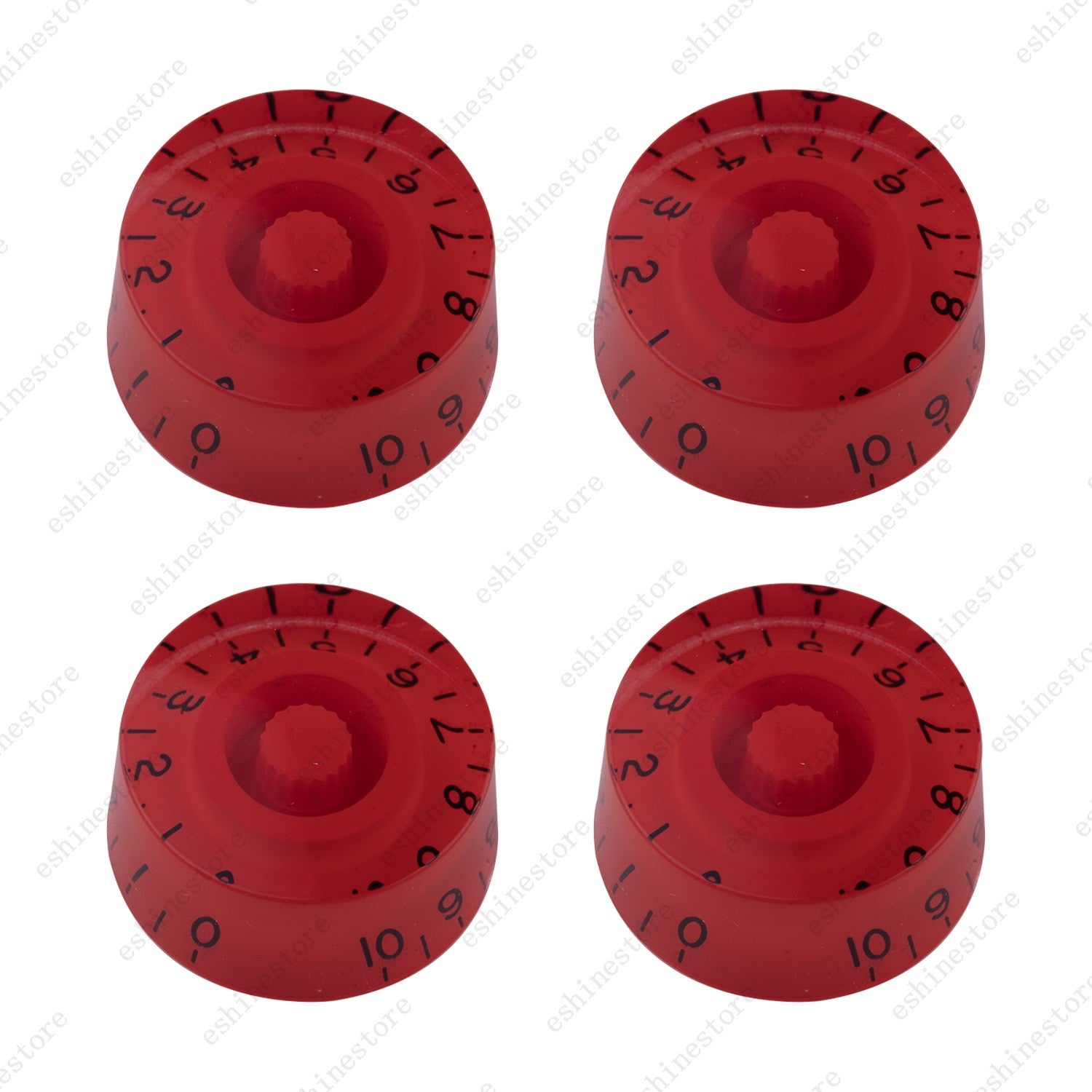 4 Pcs Guitar Control Knobs Speed Dial Knobs Left Hand for Les Paul SG Multicolor