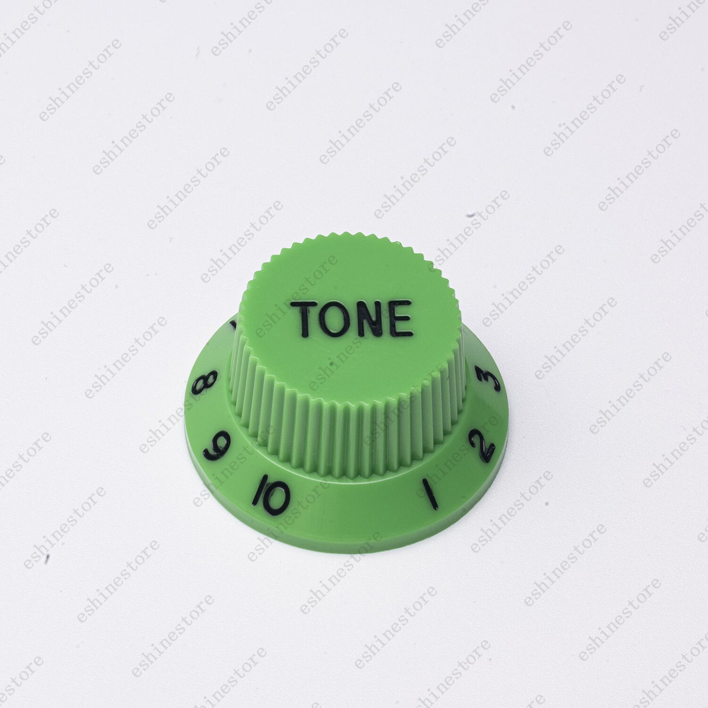 3x Green/ Black Numbers Electric Guitar Knobs Volume Tone Knob For Stratocaster