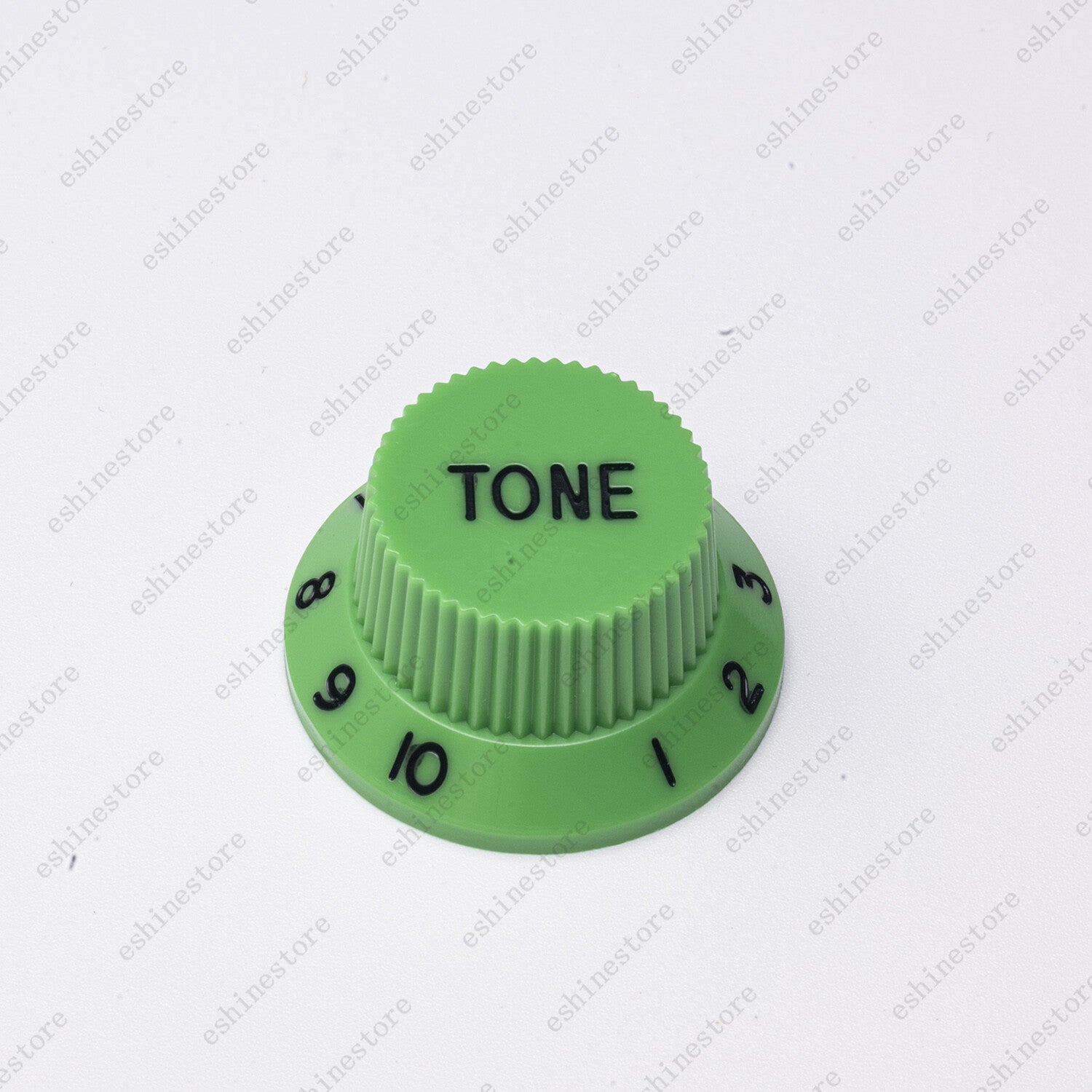 3x Green/ Black Numbers Electric Guitar Knobs Volume Tone Knob For Stratocaster