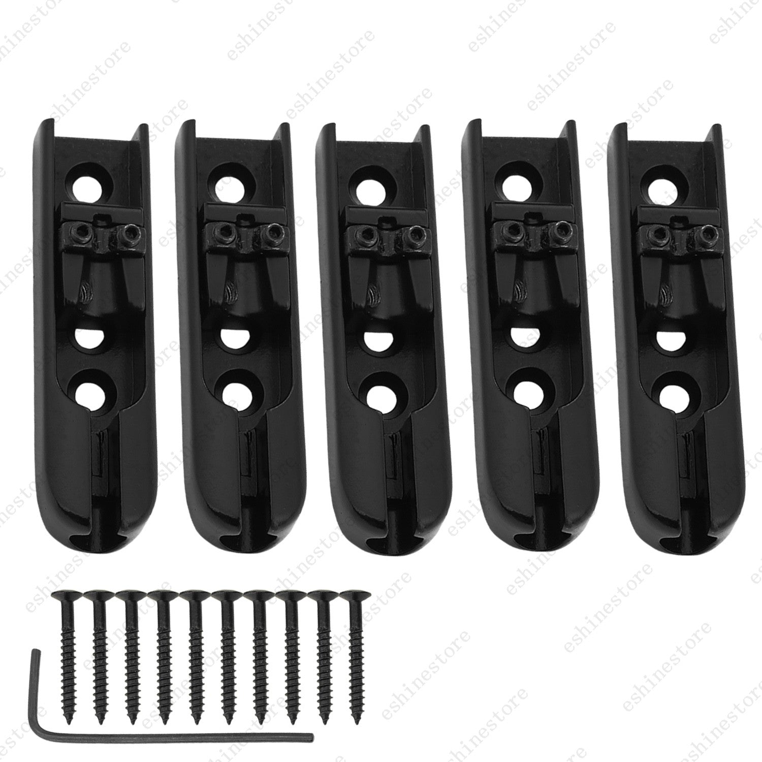 Electric Bass Individual Tailpiece Single String Bass Bridge w/ Wrench- 4 Colors