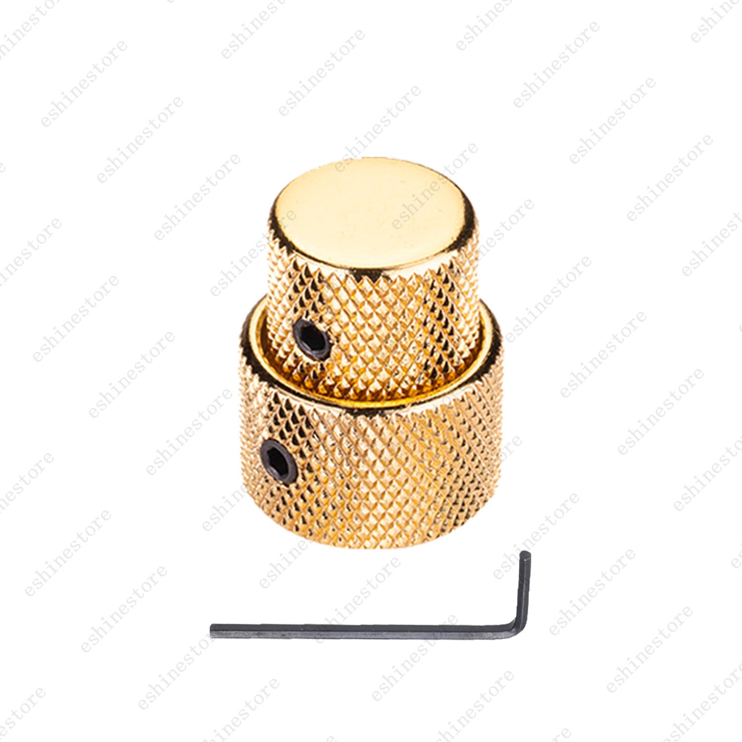 1/2/3/4Pcs Metal Dual Concentric Stacked Control Knobs for Electric Bass Guitars